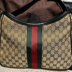 Gucci Black Leather Label Authentic $600